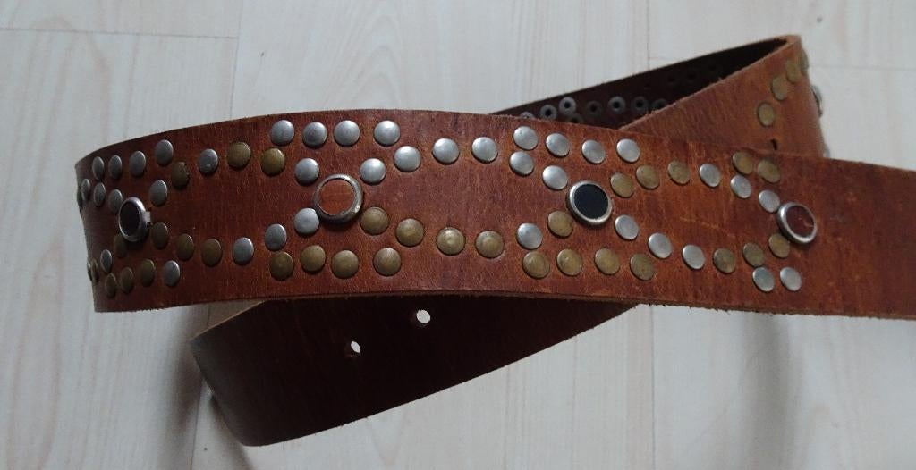 LEREN RIEM VAN COWBOYS BELT 95 CM, COWBOYS BELT, Echt leder, 90 tot 100 cm, Tailleriem