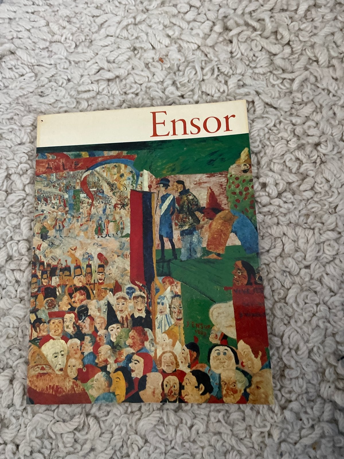 Ensor Kunstboek - Schilder- en Tekenkunst, Ophalen of Verzenden, Zo goed als nieuw, Schilder- en Tekenkunst
