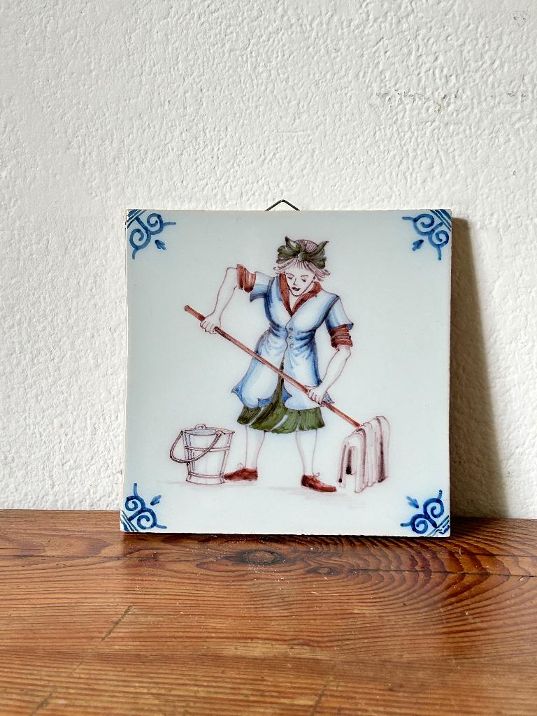 Tegel / wandtegel - Koninklijke Tichelaar Makkum, Antiek en Kunst, Ophalen of Verzenden