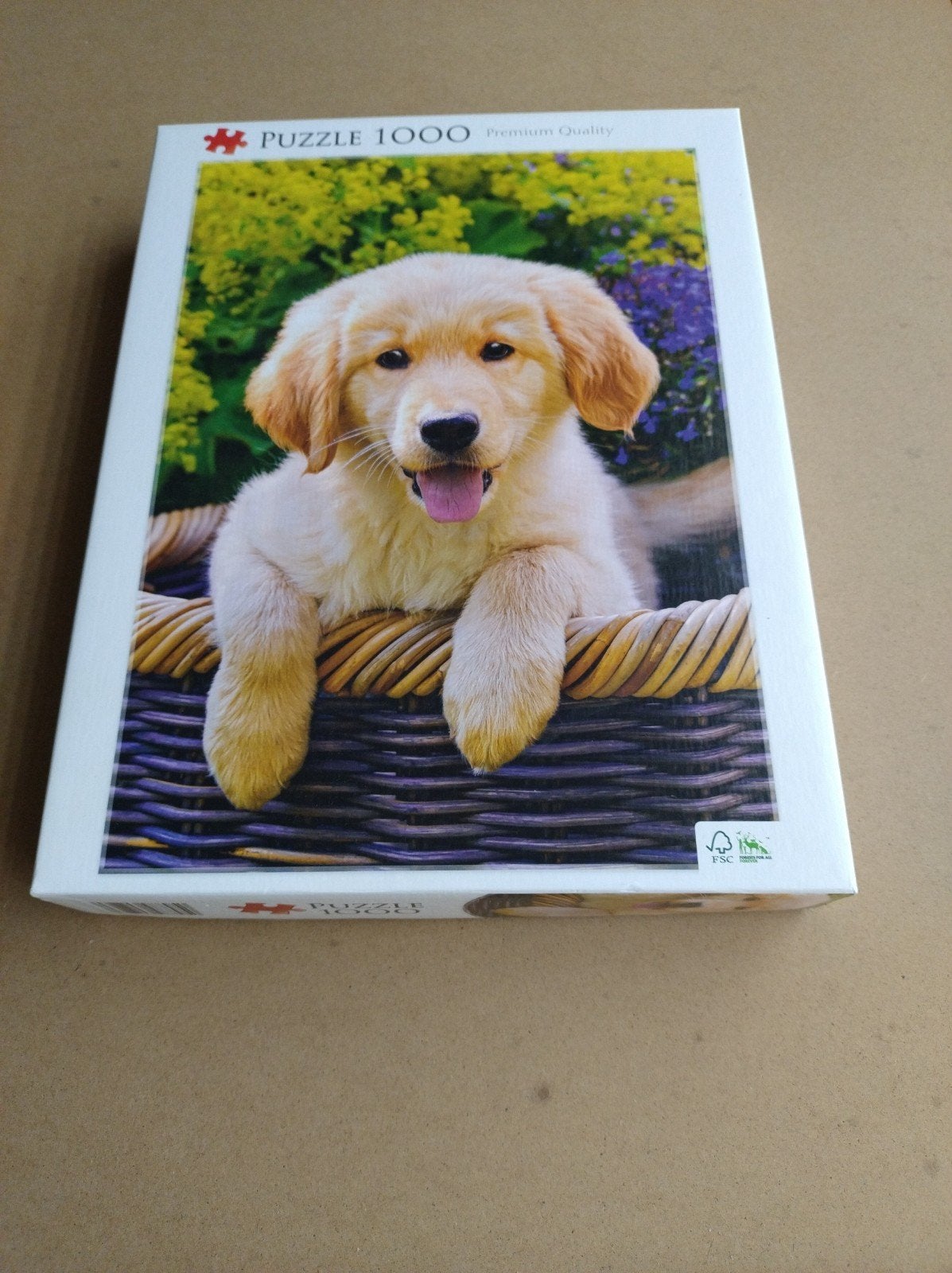 puzzel hond 1000 stukjes, Hobby en Vrije tijd, Denksport en Puzzels, Ophalen, 500 t/m 1500 stukjes, Zo goed als nieuw