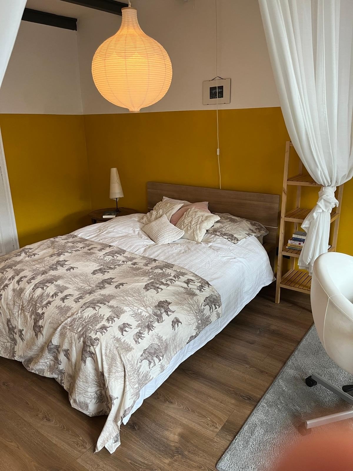 2 persoons bed (matrasmaat: 140x200cm), Ophalen, Overige materialen, Gebruikt, Tweepersoons