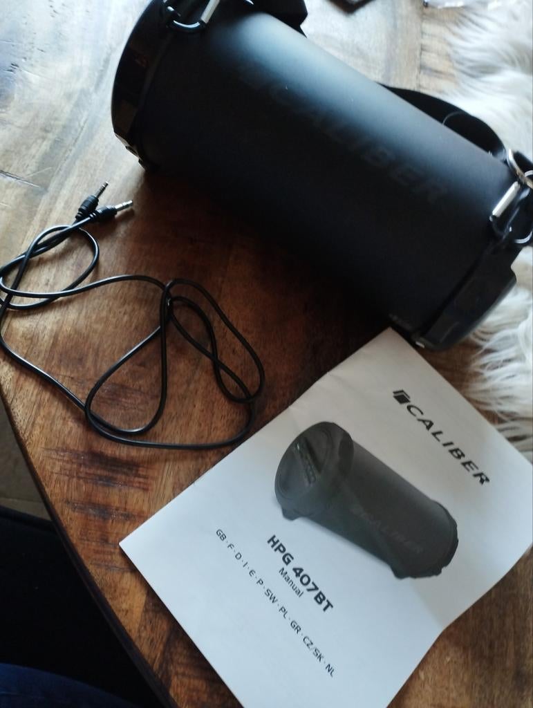 Caliber HPG 407BT Draagbare Speaker - Zo goed als nieuw, Overige merken, Overige typen, Ophalen of Verzenden, Zo goed als nieuw
