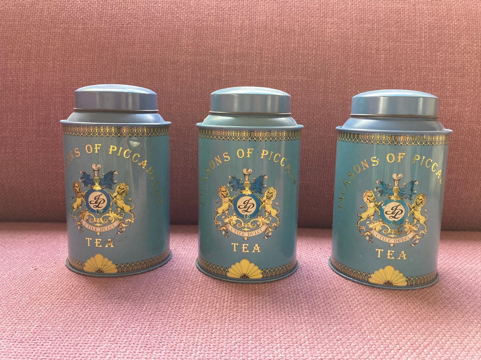 Set van 3 vintage Jacksons of Piccadilly theeblikken, Antiek en Kunst, Ophalen of Verzenden