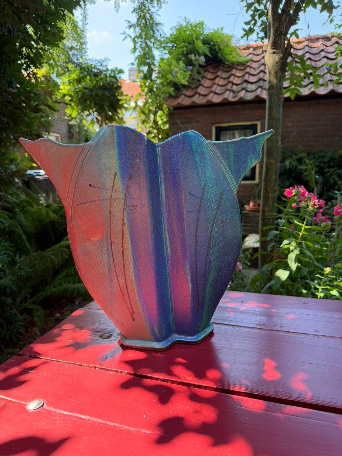 Vaas, kunstwerk van Ed Meissenberg, Antiek en Kunst, Ophalen