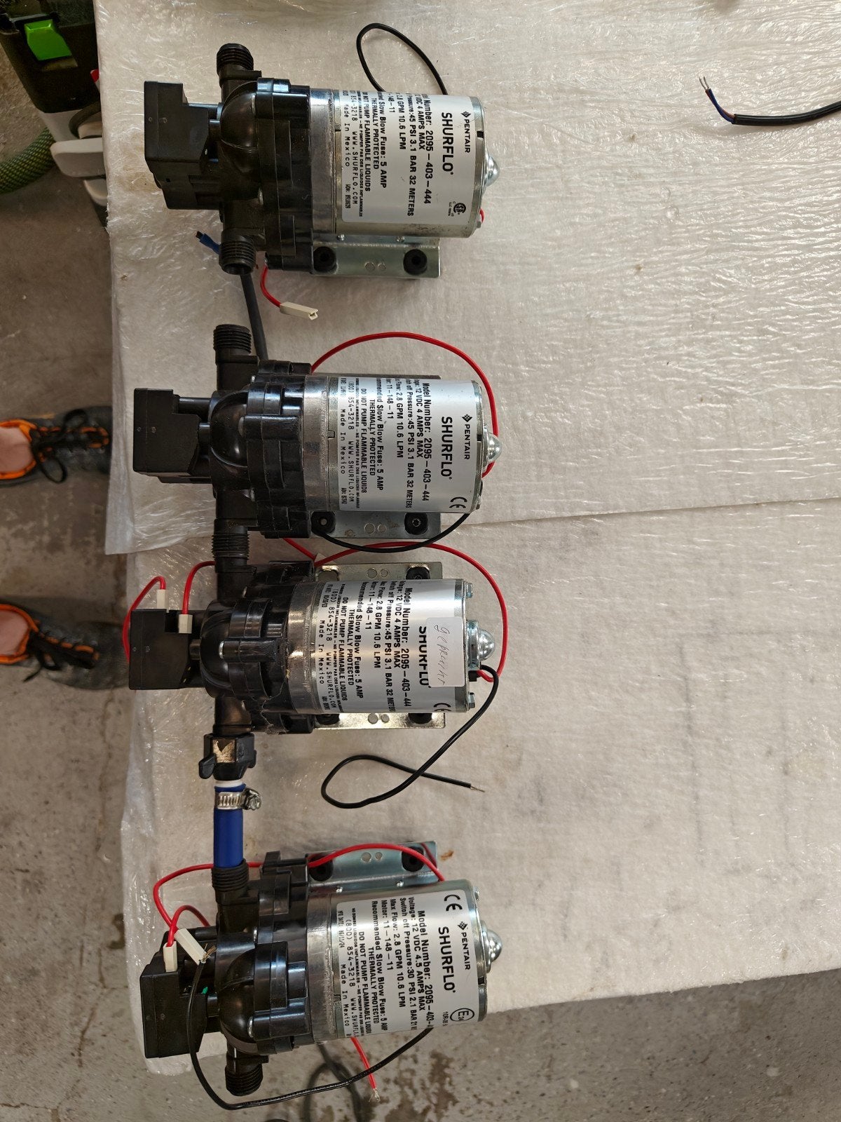 SHURFLO Waterpompen (4 stuks), Info@shurflo.com, Nieuw, Ophalen of Verzenden, 7021bk