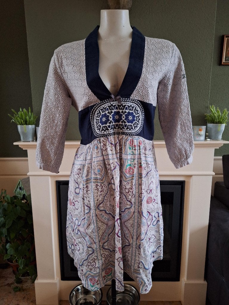 Odd Molly prachtige folklore jurk 2 M 38 40, Maat 38/40 (M), Verzenden, Wit, Zo goed als nieuw