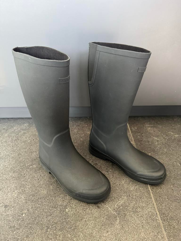 Tretorn rubber laarzen maat 40, Ophalen of Verzenden, Gedragen, Zwart, Regenlaarzen