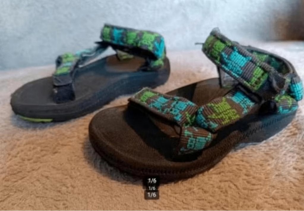 Teva sandalen maat 22,5 (13,5cm), Gebruikt, Jongen of Meisje, Overige typen, Ophalen of Verzenden