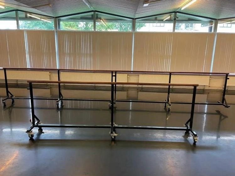 Verrijdbare Ballet barre, Ophalen, Gebruikt