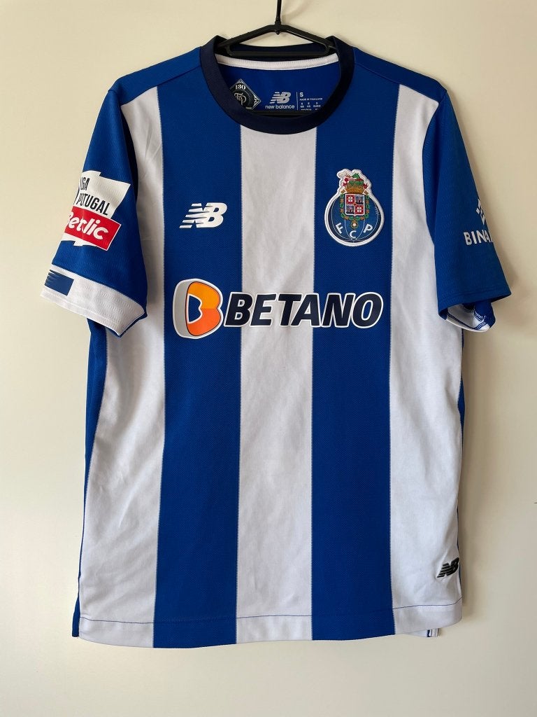FC Porto New Balance Voetbalshirt Maat S, New Balance, Blauw, Ophalen of Verzenden, Zo goed als nieuw