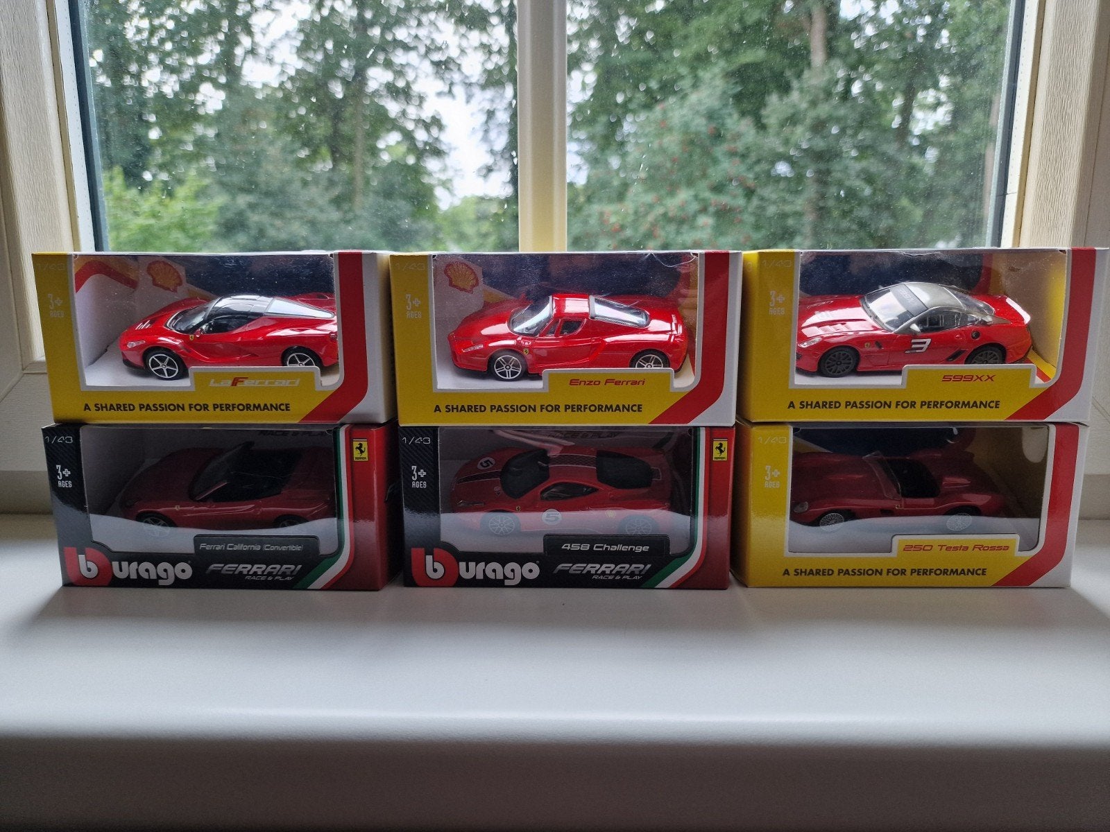 Bburago Ferrari 1:43, Ophalen of Verzenden, Zo goed als nieuw, Auto