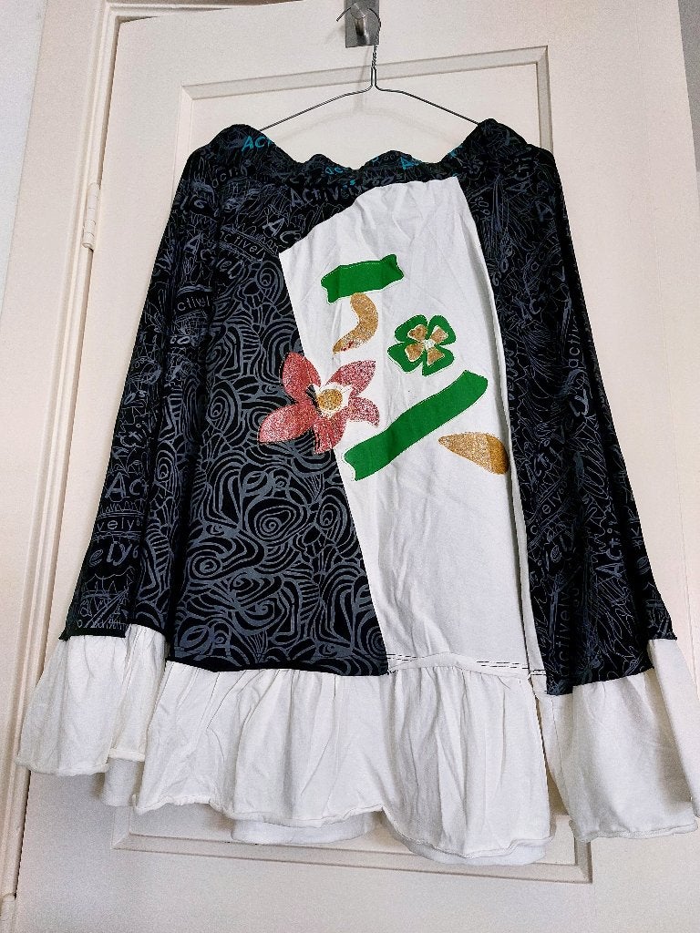 Zomerse rok met elastiek in de band, vanaf maat 44 tot 48, Maat 46/48 (XL) of groter, Ophalen of Verzenden, Knielengte, Onbekend