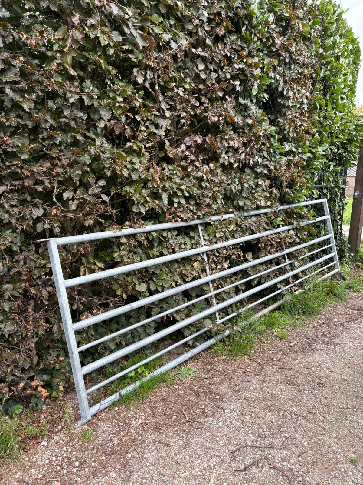 Landhek landpoort weidehek veehek 4 meter met wiel, Toebehoren