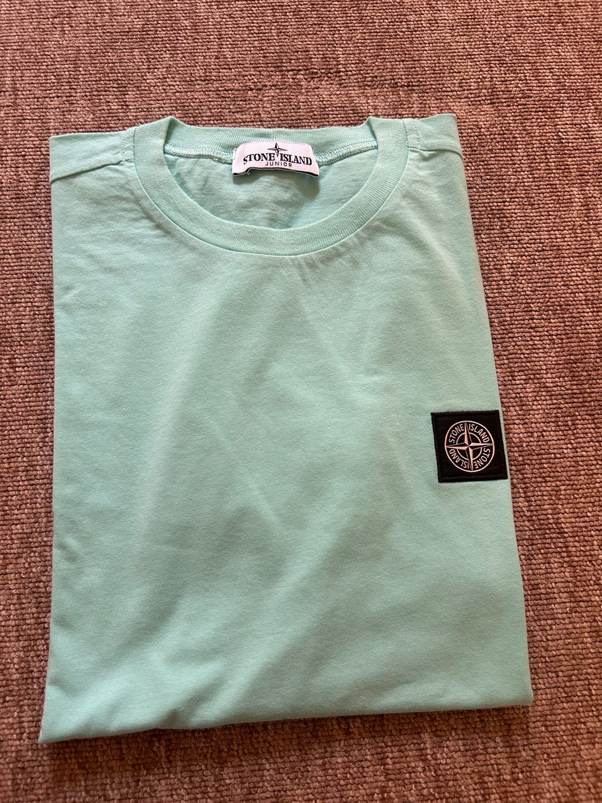 Stone Island Turquoise T-shirt Maat 170 - Nieuw met bon, Ophalen of Verzenden, Nieuw, Jongen, Shirt of Longsleeve