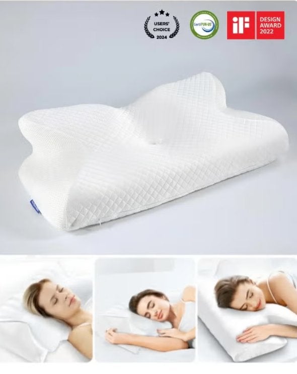 Orthopedisch neksteun kussen CozyRest Memory Foam nekkussen, Ophalen of Verzenden, Zo goed als nieuw, Overige typen