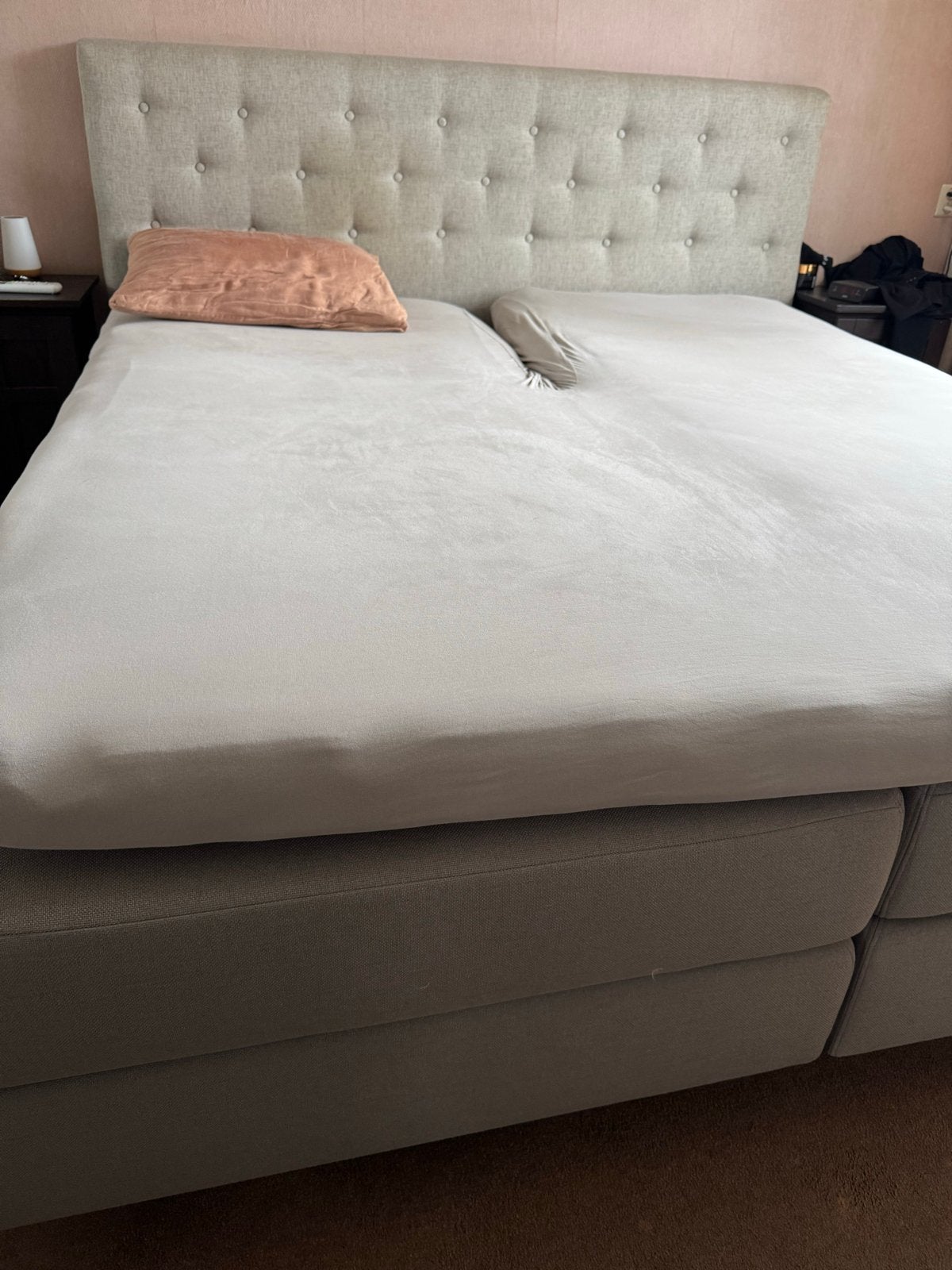 Auping Kiruna Boxspring 200x220 elektrisch verstelbaar, Verstelbaar, Tweepersoons, Ophalen of Verzenden, Zo goed als nieuw