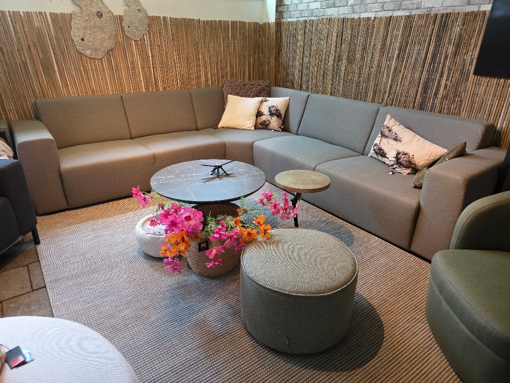 Provence tuinbank UrbanSofa, Tuin en Terras, Tuinsets en Loungesets, Ophalen, Nieuw, Teakhout, Bank