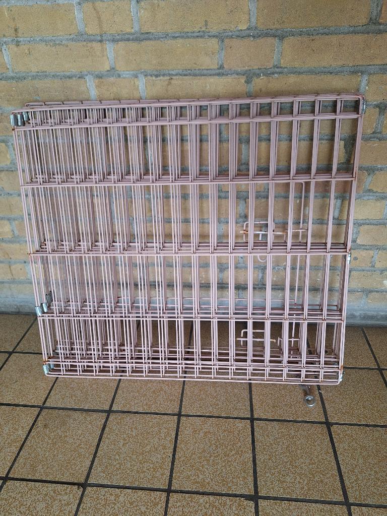 Lichtroze hek dierenren 5.5 m x 0.6 m, Ophalen, 110 cm of meer, Ren, 60 tot 90 cm