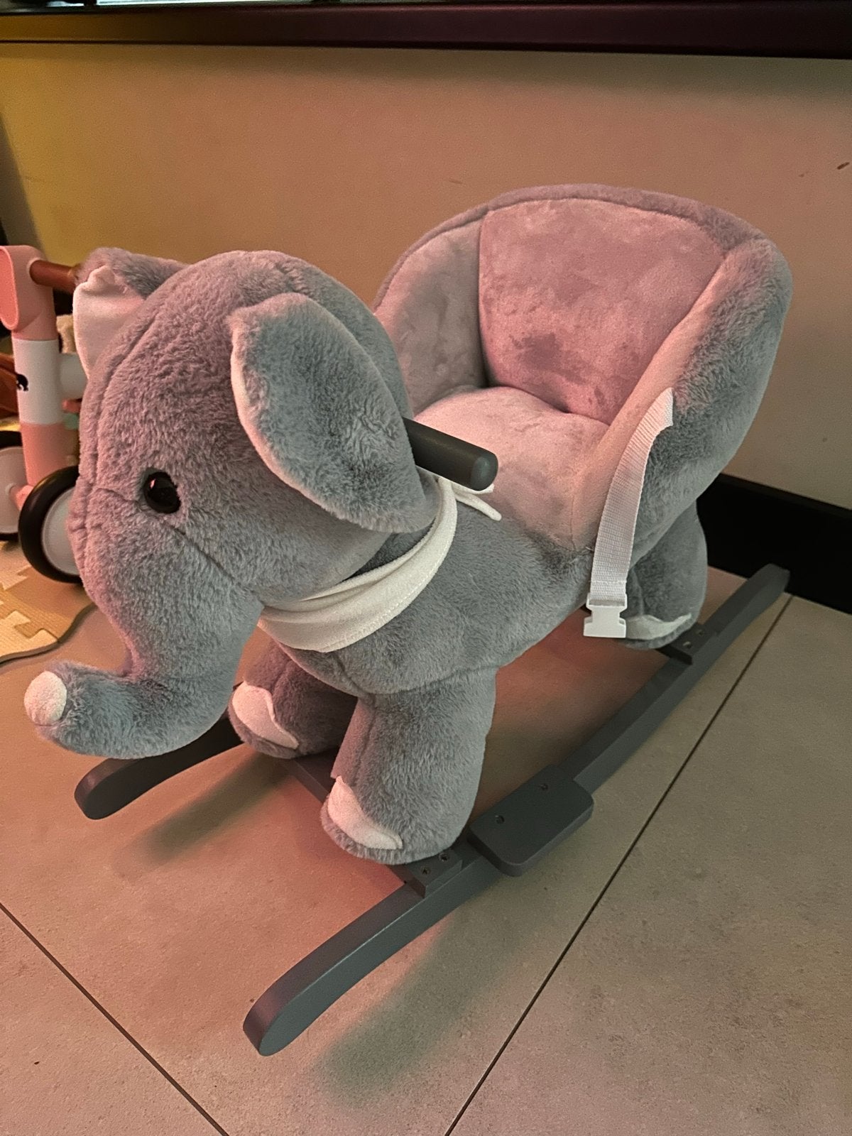 Schattige Olifant Schommelstoel voor Kinderen - Zo goed als, Ophalen of Verzenden, Zo goed als nieuw, Jongen of Meisje