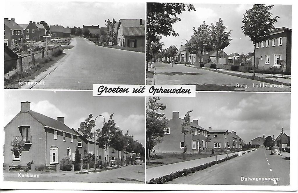 Opheusden- -4-luik., Verzamelen, Verzenden, 1960 tot 1980, Ongelopen, Gelderland
