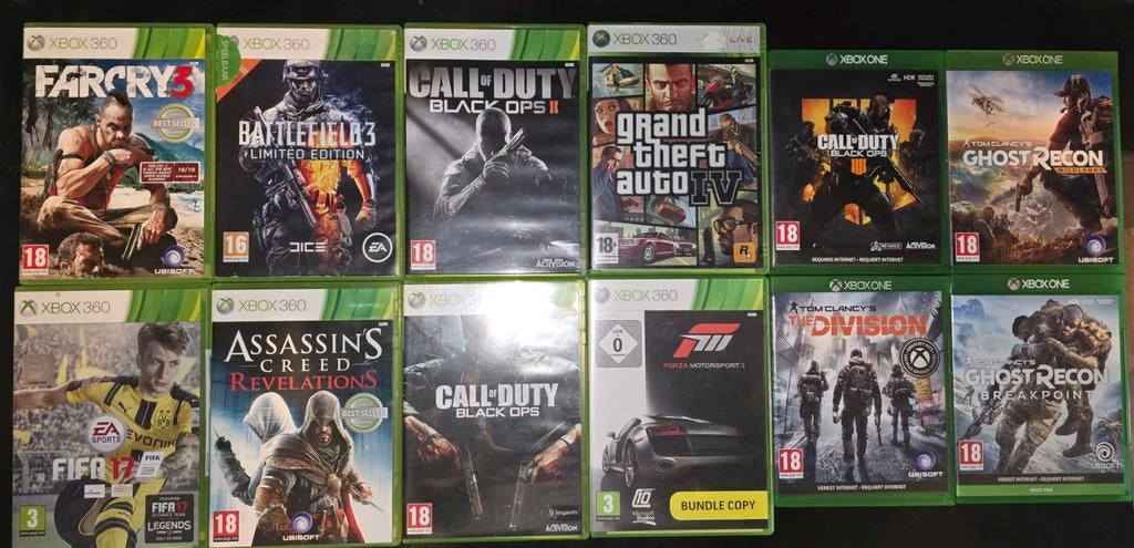 Xbox Series X, xbox one, xbox 360 spelletjes,, Spelcomputers en Games, Overige genres, Ophalen of Verzenden, Zo goed als nieuw