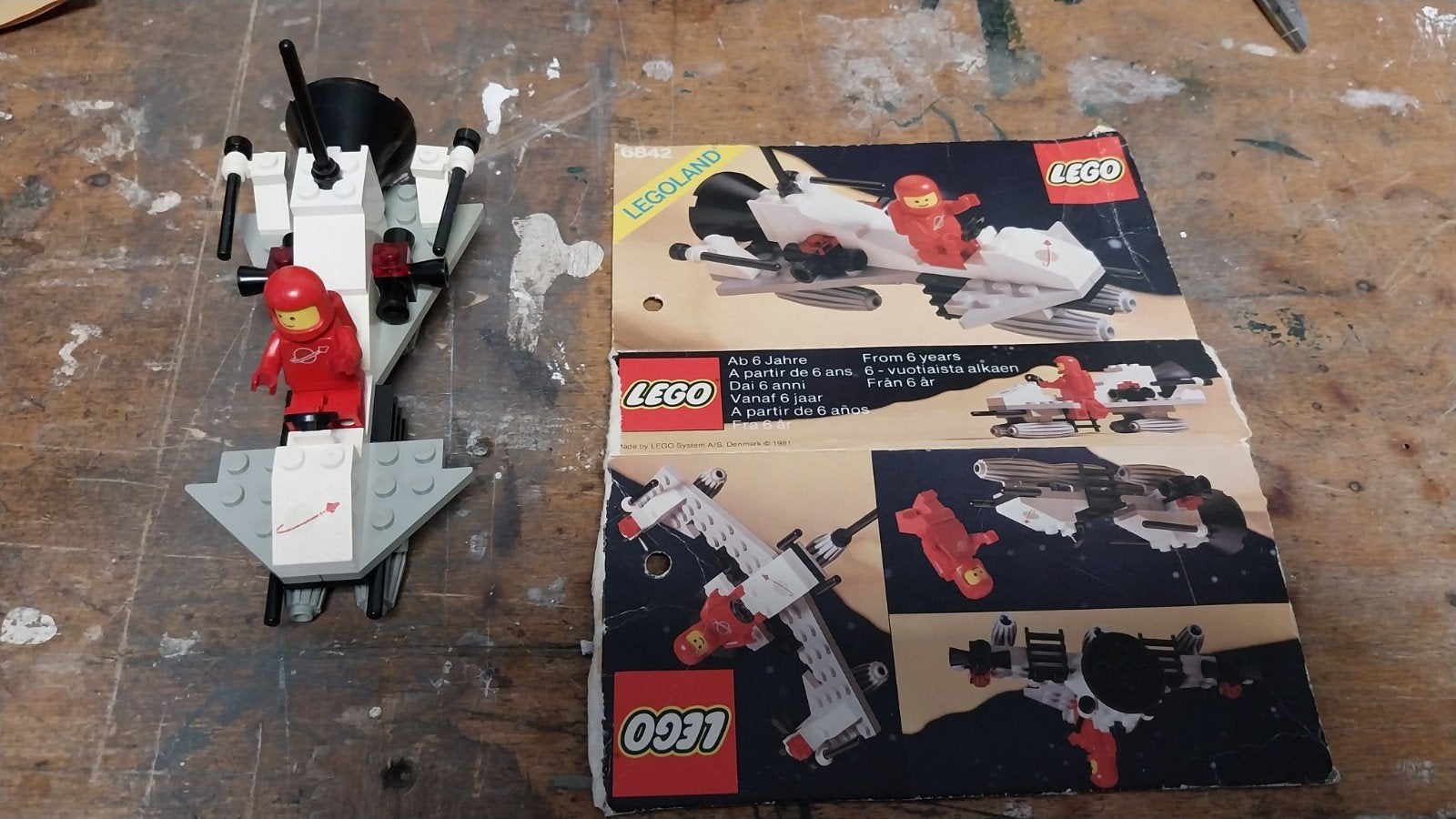 Lego classic space 6842, Kinderen en Baby's, Gebruikt, Lego, Ophalen of Verzenden, Space