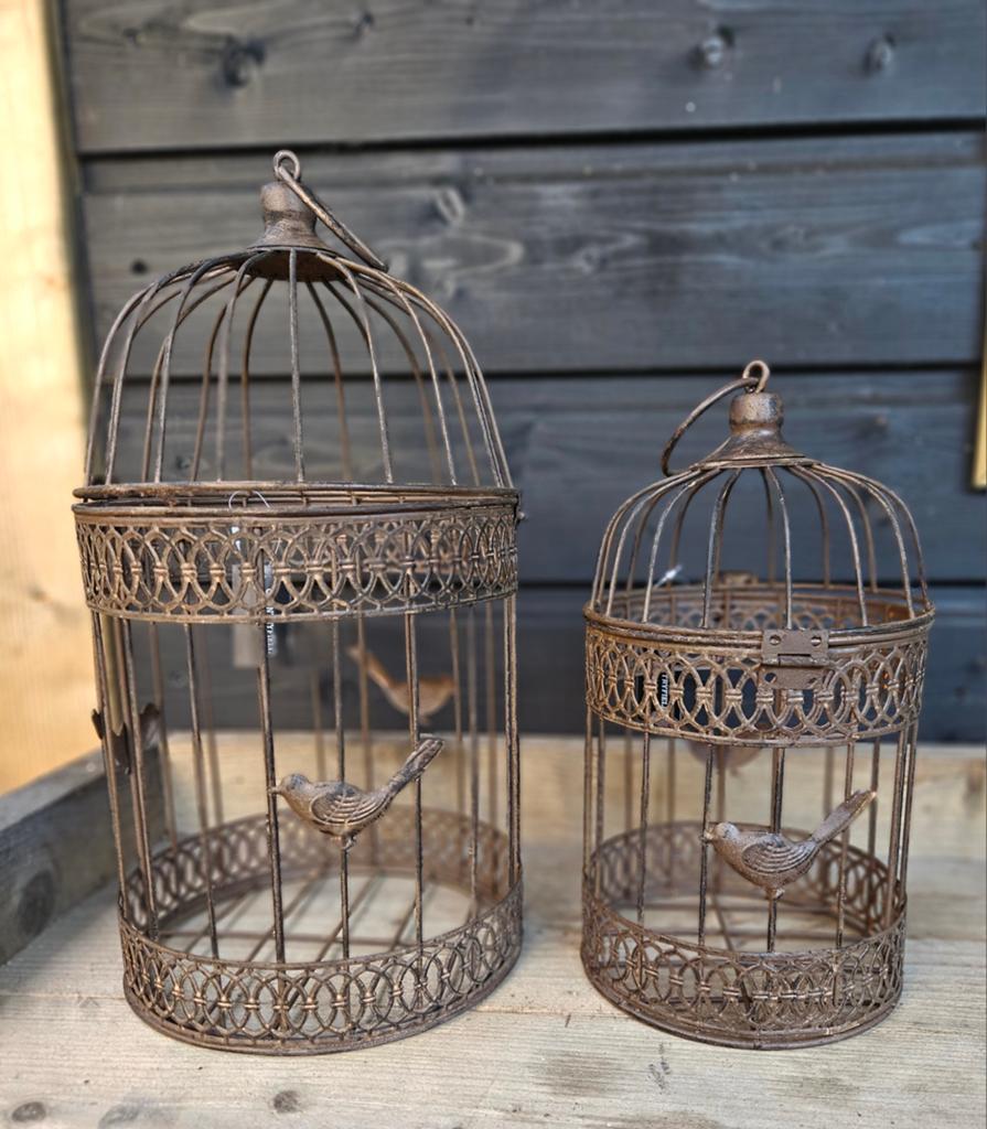 Roestmetalen vogelkooitjes, Ophalen of Verzenden, Nieuw
