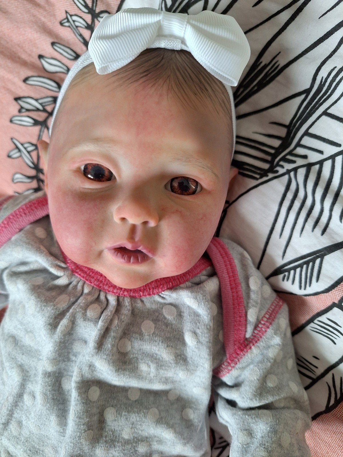 reborn super leuk  verkocht, Verzamelen, Poppen, Ophalen of Verzenden, Zo goed als nieuw, Babypop