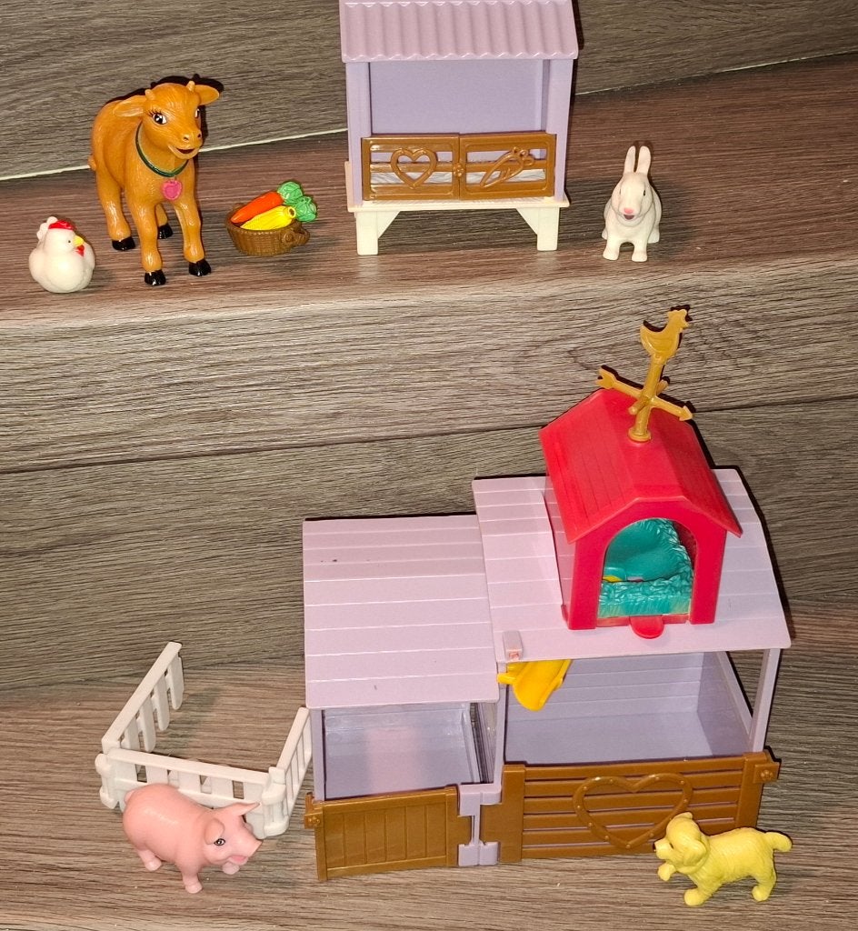 Speelgoed Boerderij Set met Dieren en Stal, Ophalen of Verzenden, Gebruikt