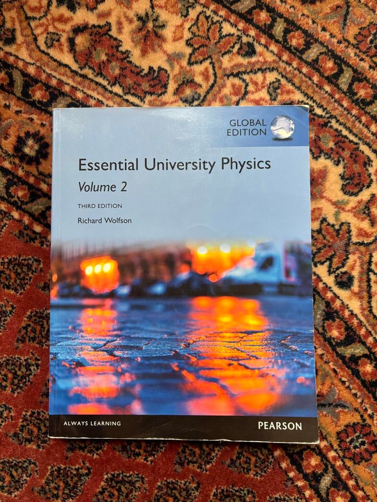 Essential University Physics Volume 2 - Richard Wolfson, Ophalen of Verzenden, Beta, Zo goed als nieuw, WO