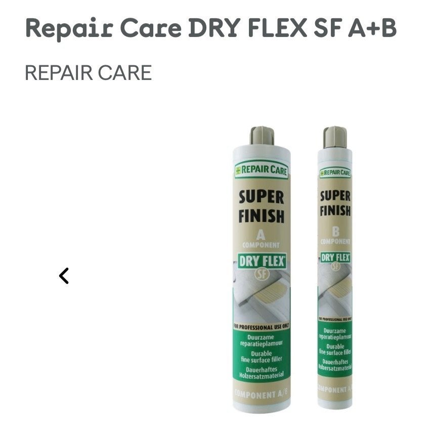Repair Care DRY FLEX SF A+B Super Finish Houtreparatie, Ophalen of Verzenden, Nieuw, Overige typen