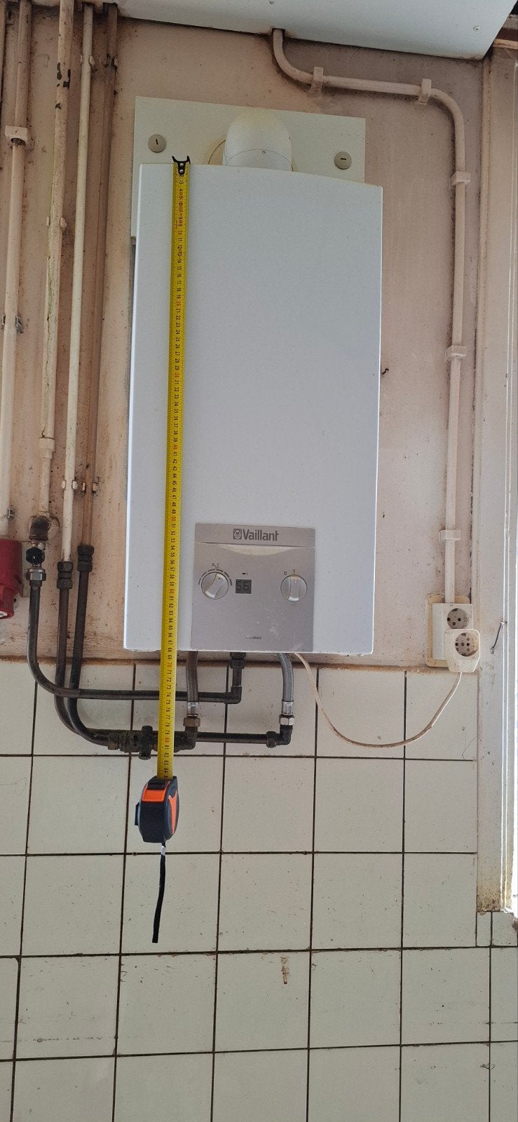 Vaillant geiser - Compact en efficiënt, Doe-het-zelf en Verbouw, Geisers en Boilers, Gebruikt, Aardgas, Geiser, Ophalen of Verzenden