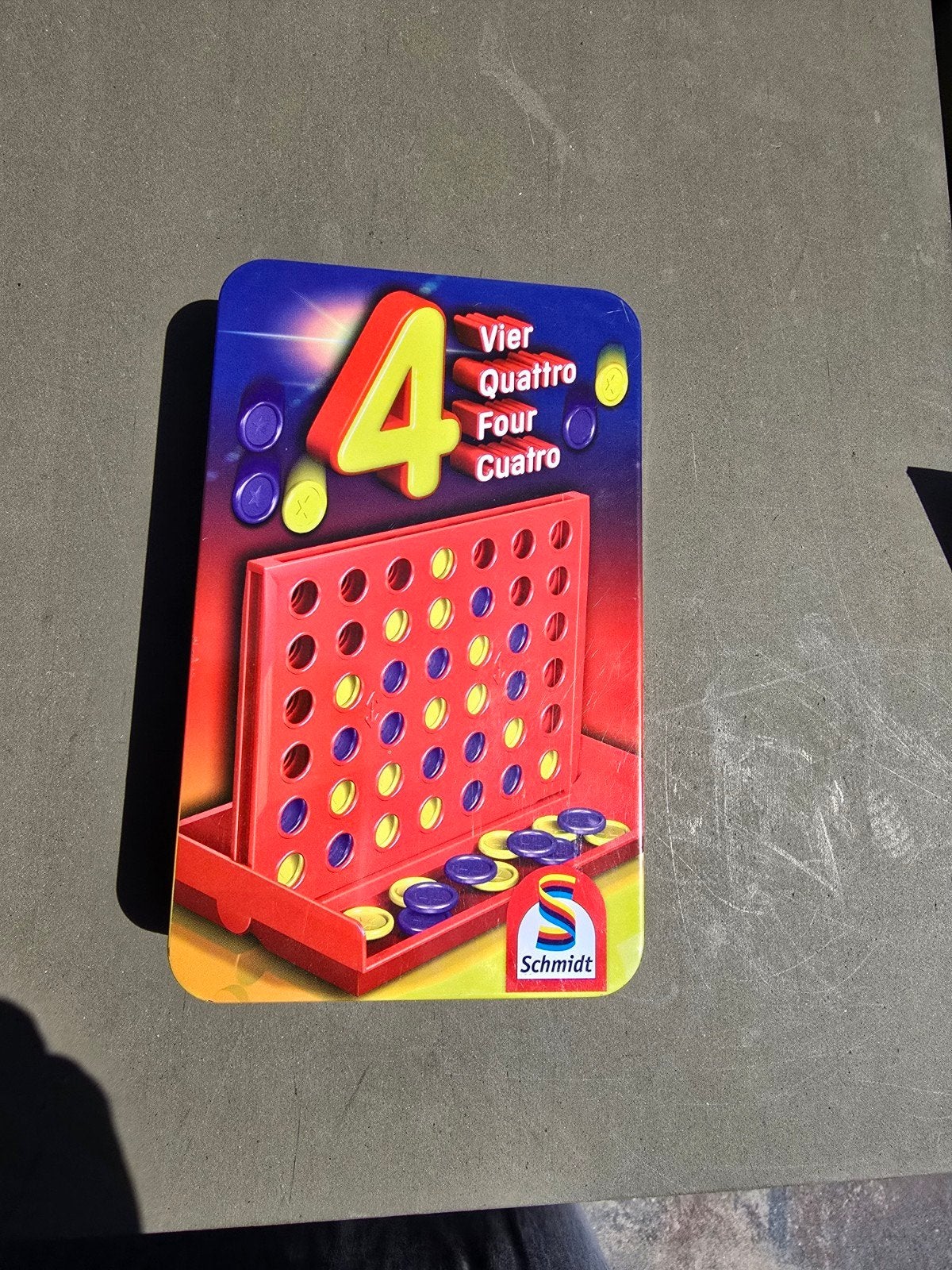 Reisspel mini kleine 4 vier op een rij nieuw schmidt, Schmidt, Een of twee spelers, Nieuw, Ophalen of Verzenden