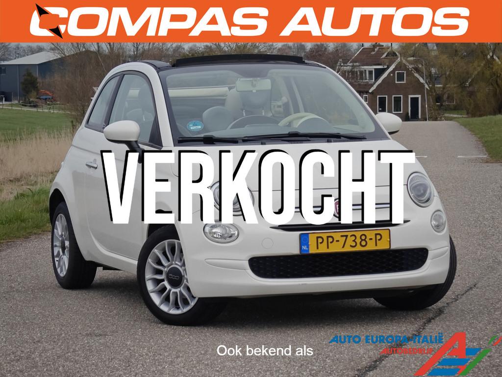 Fiat 500C 1.2 Popstar Cabrio | 12 maanden Bovag Garantie, Voorwielaandrijving, 12 maanden, Gebruikt, 4 cilinders