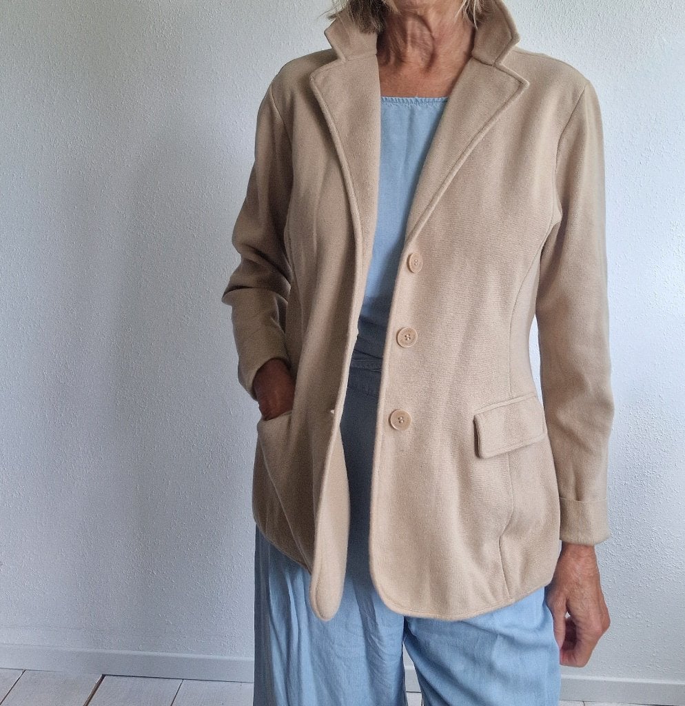 Ralph Lauren blazer. Maat L. Camel, Maat 38/40 (M), Nijmegen, Beige, Ophalen of Verzenden