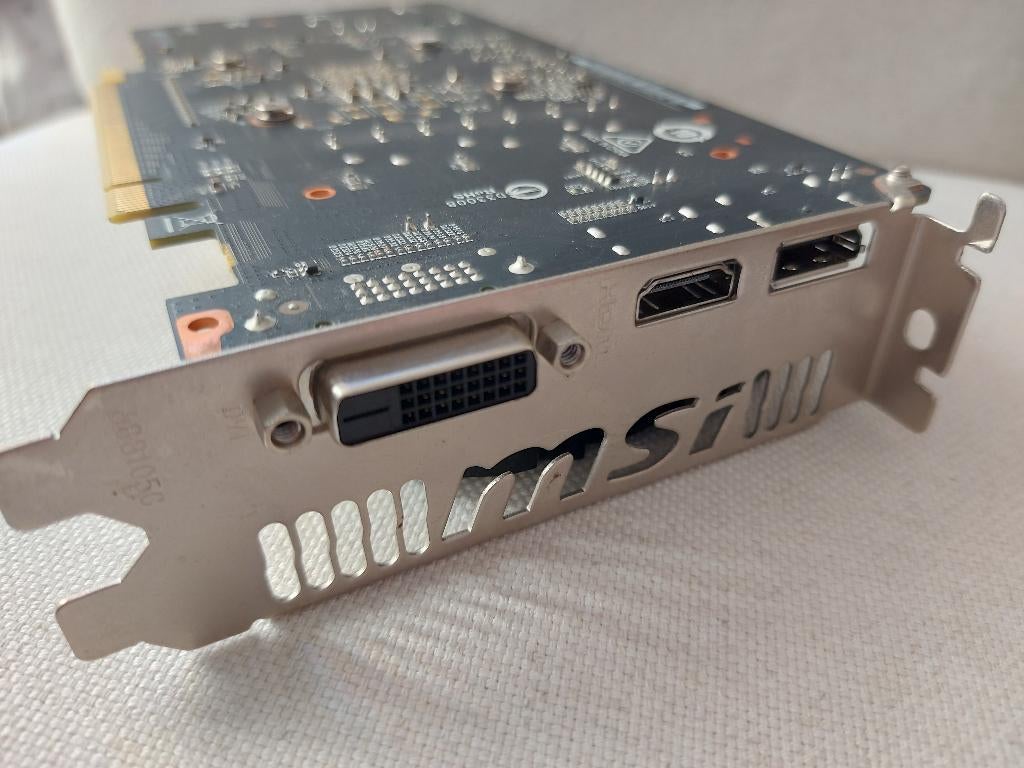 MSI 4GB Videokaart, PCI-Express 3, Gebruikt, HDMI, Ophalen of Verzenden