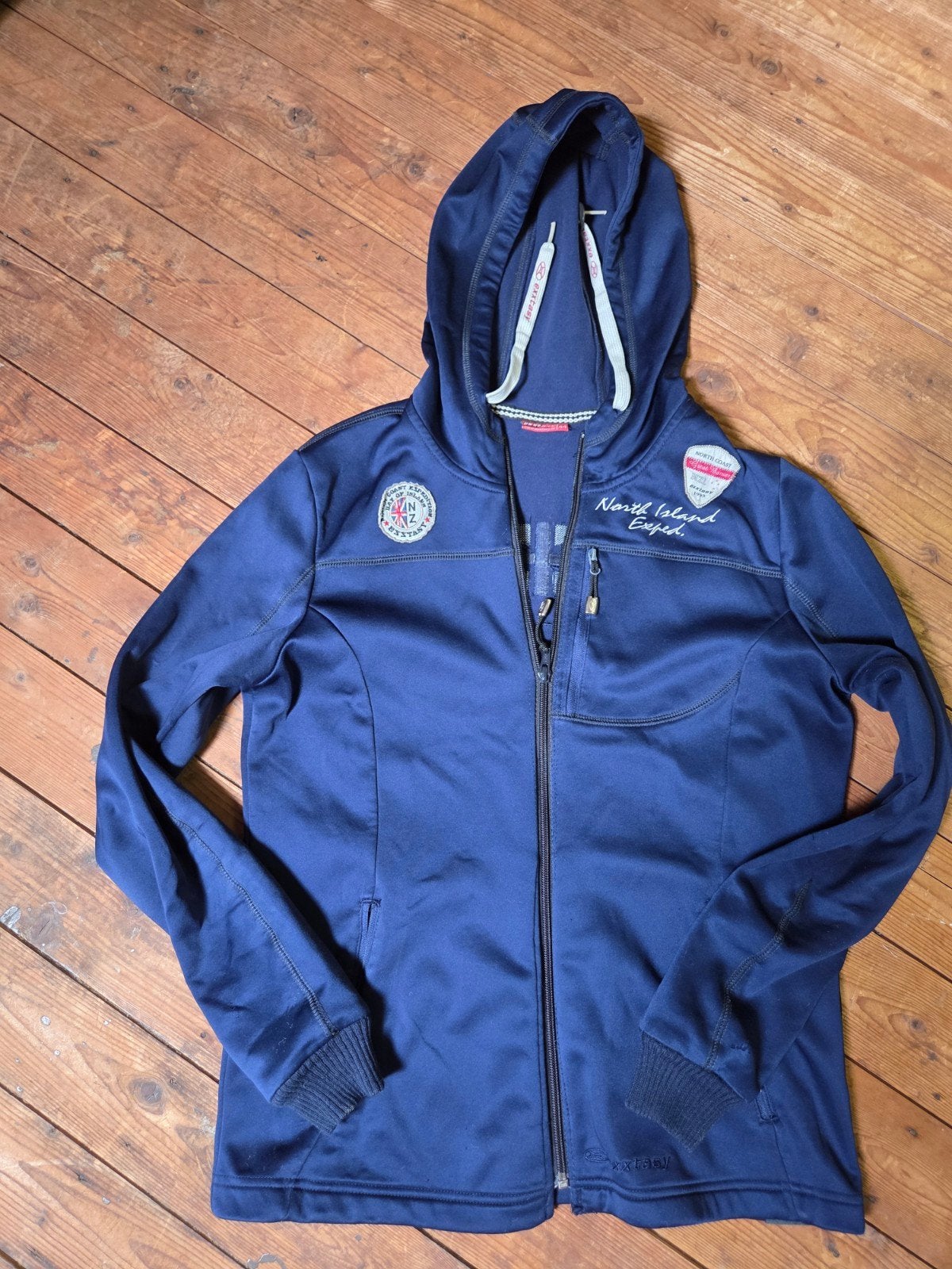 Exxtasy Softshell Jas Dames Maat 44 - Zo goed als nieuw, Blauw, Maat 42/44 (L), Ophalen of Verzenden, Zo goed als nieuw