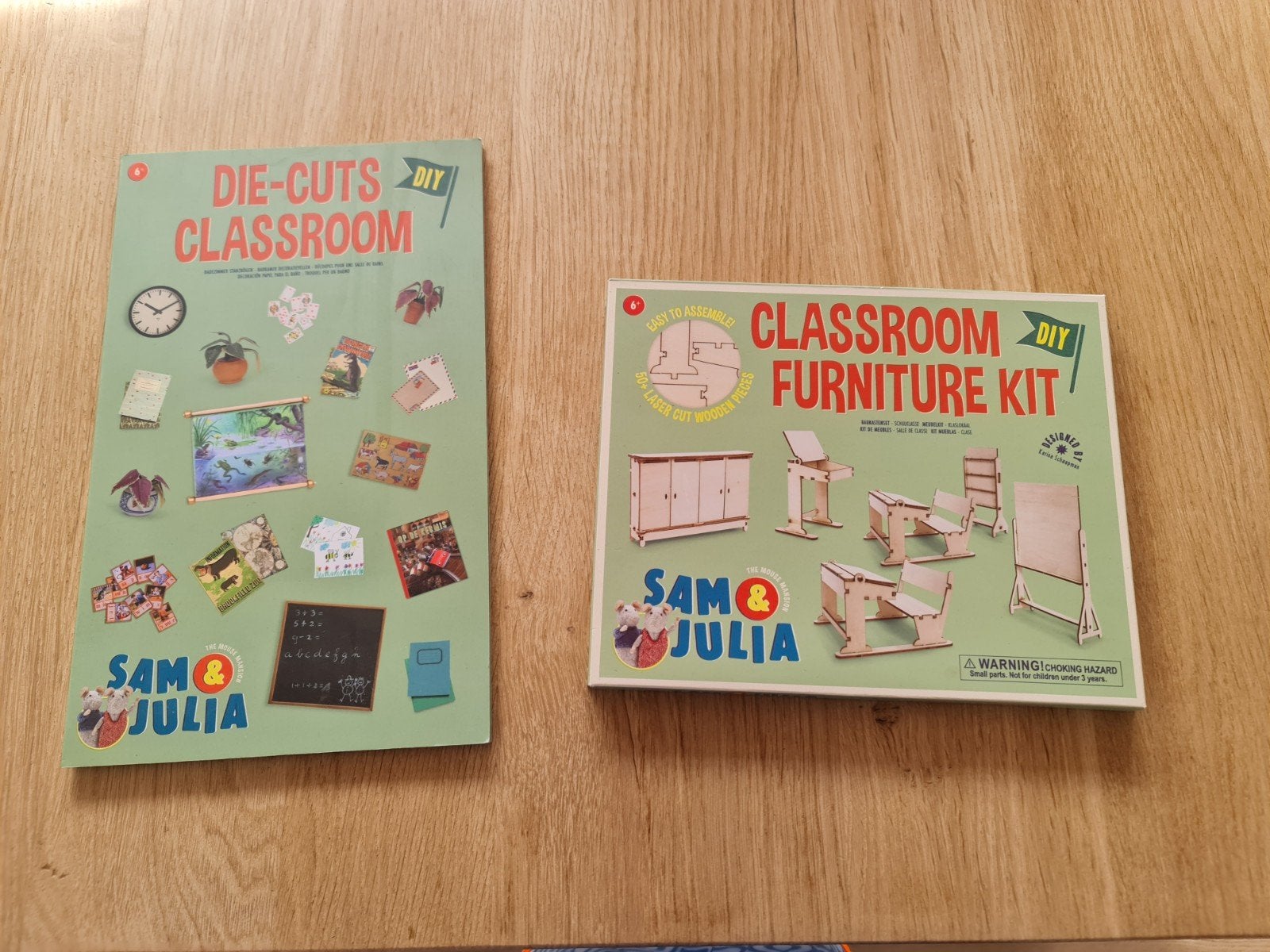 Bouwpakket schoolklas muizenhuis Sam & Julia - NIEUW, Ophalen of Verzenden, Nieuw, Bouwen