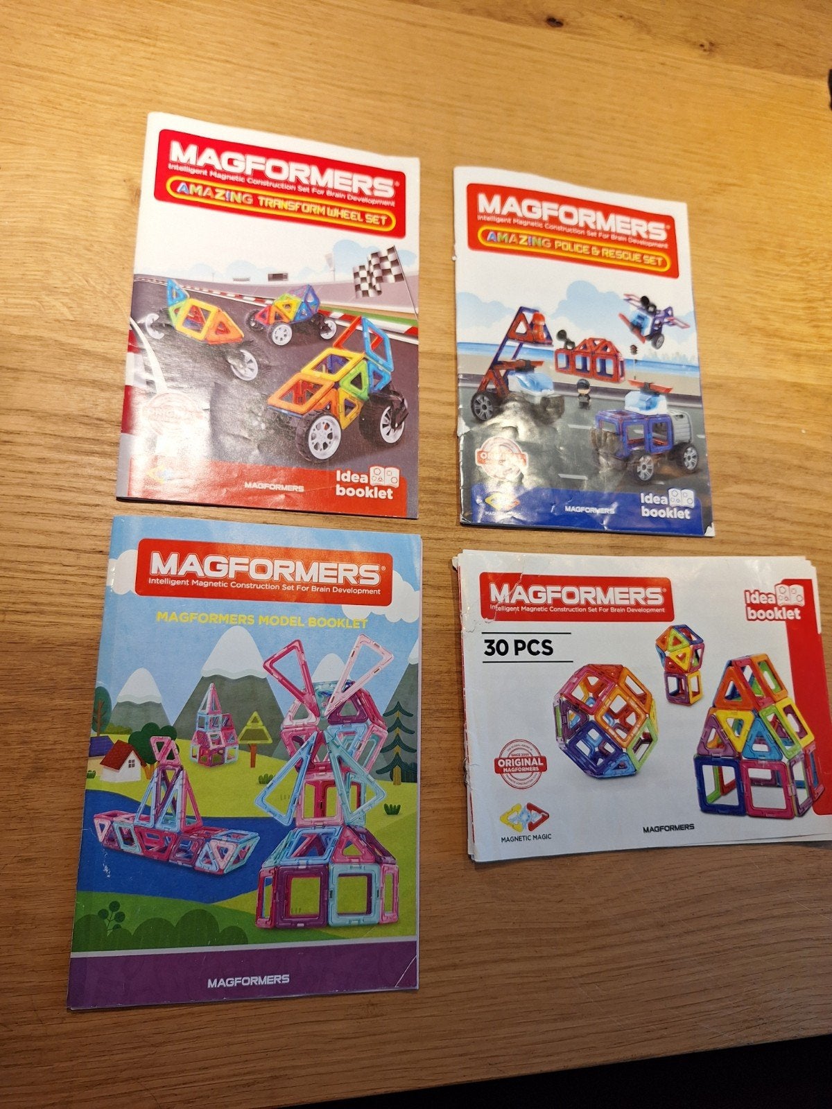 Magformers, 4 sets, magnetisch speelgoed, Ophalen of Verzenden, Gebruikt, Bouwen