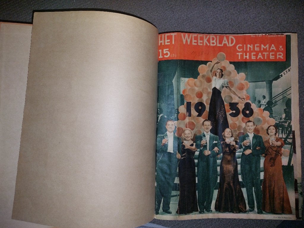 Weekblad "Cinema en Theater" van jan tot juni 1938, Boeken, Ophalen of Verzenden, Gelezen, Muziek, Film of Tv