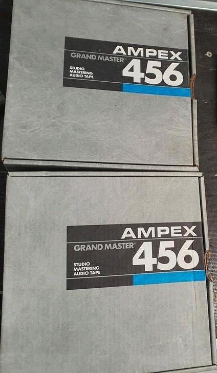 2 Ampex 456 studiobanden met onbekende professionele opnames, Ophalen of Verzenden