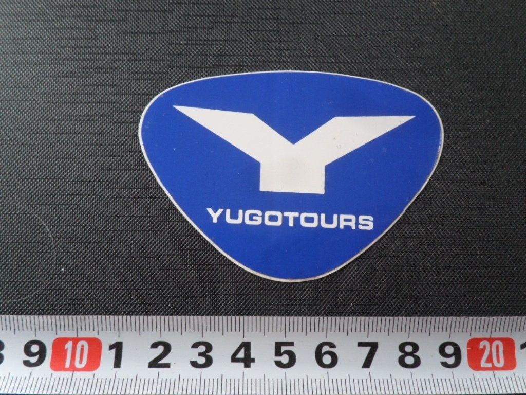 sticker YUGOTOURS, Ophalen, Zo goed als nieuw