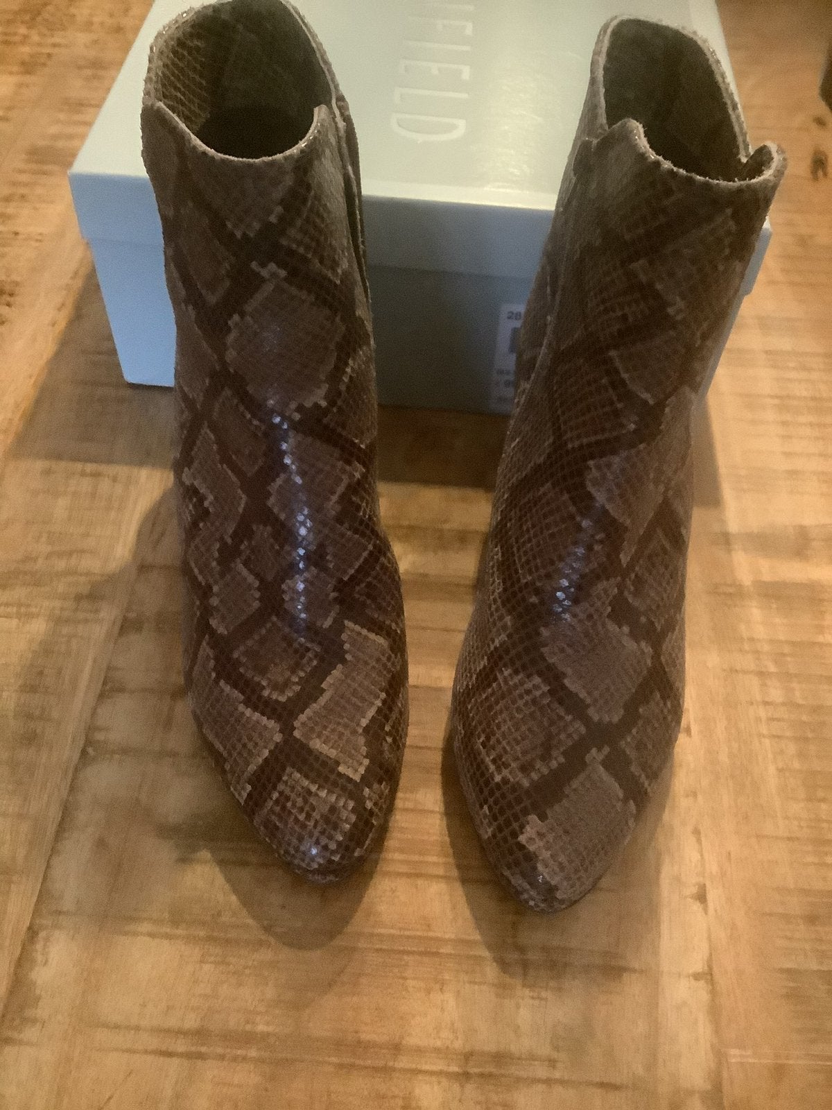 Mooie, nieuwe, laarsjes van Manfield, Bruin, Lage of Enkellaarzen, Nieuw, Ophalen of Verzenden