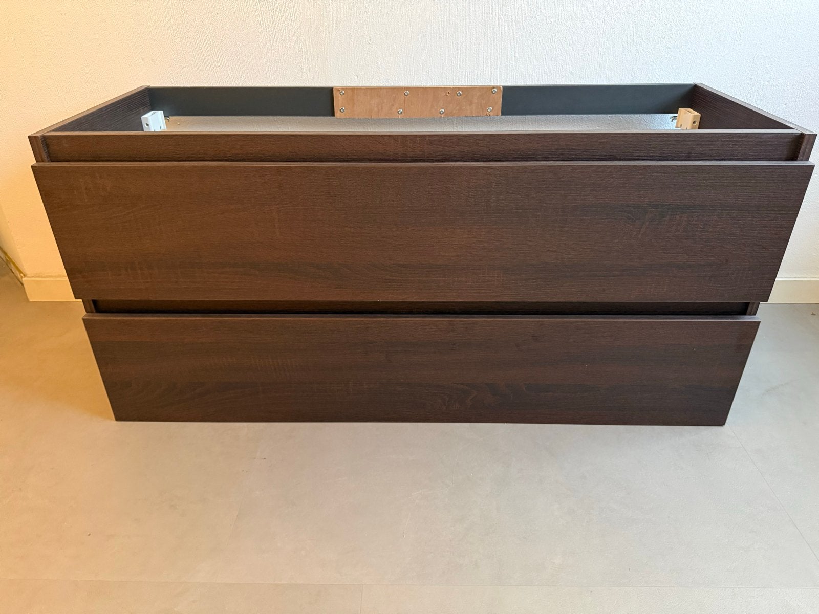 Wastafelonderkast met 2 lades, Huis en Inrichting, Gebruikt, 100 tot 150 cm, Ophalen of Verzenden, Minder dan 100 cm