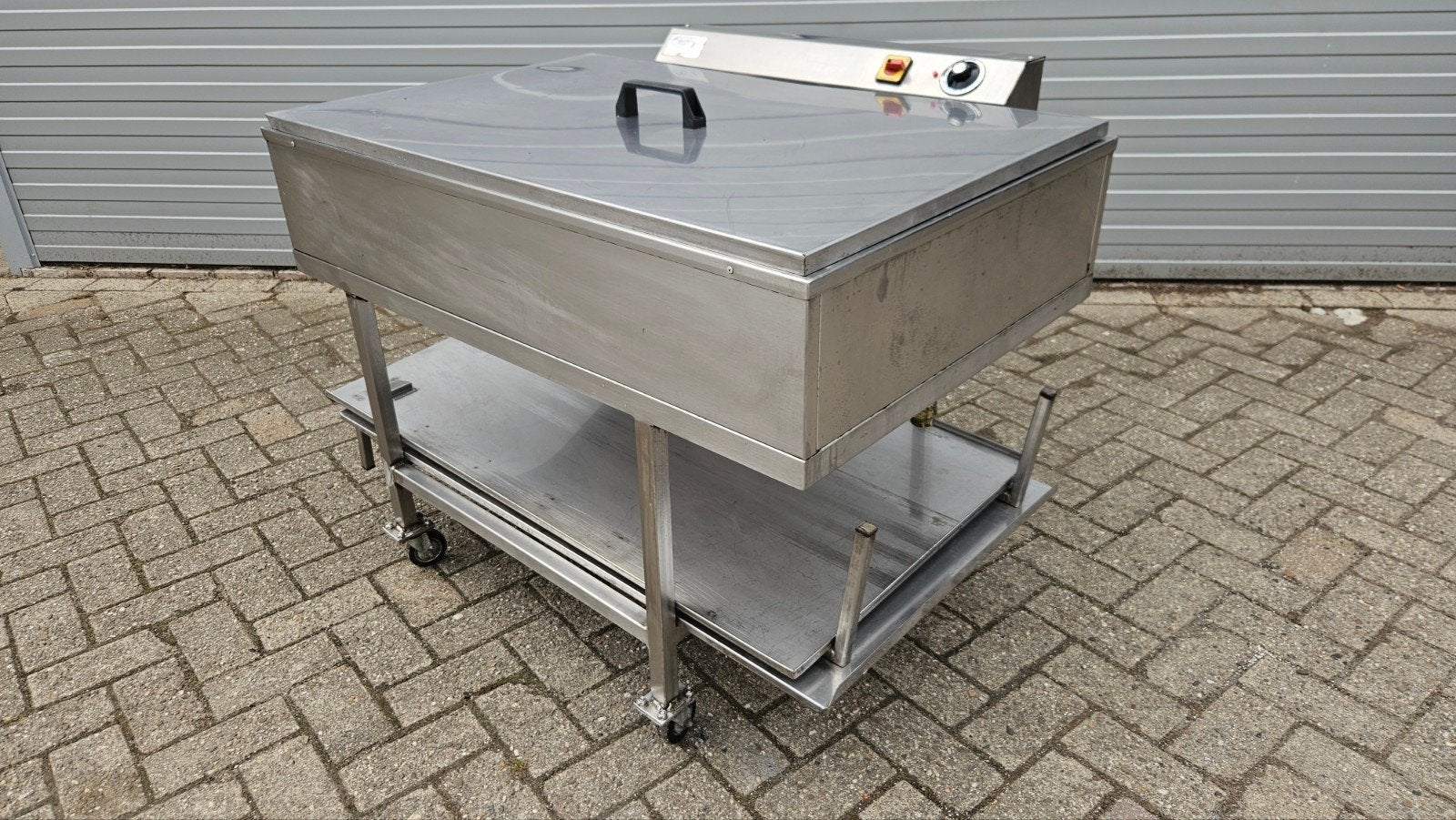 oliebollen frituur 400v, 4 liter of meer, Ophalen of Verzenden, Gebruikt