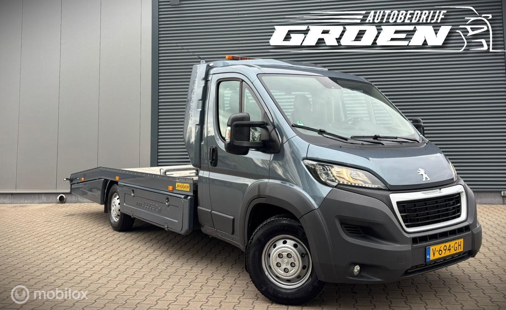 Peugeot Boxer Oprijwagen 2.0 BlueHDI L4 LUCHTVER|48.000KM|, Gebruikt, Euro 6, 4 cilinders, Elektrische ramen