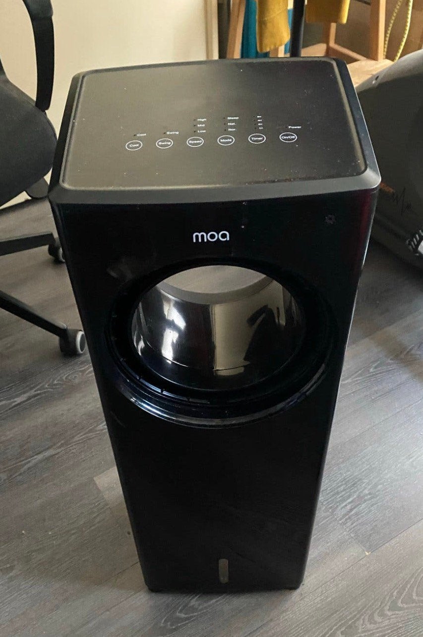 MOA Lucht koeler/Airco Zwart, Witgoed en Apparatuur, Airco's, Ophalen, Minder dan 60 m³, 3 snelheden of meer, Zo goed als nieuw