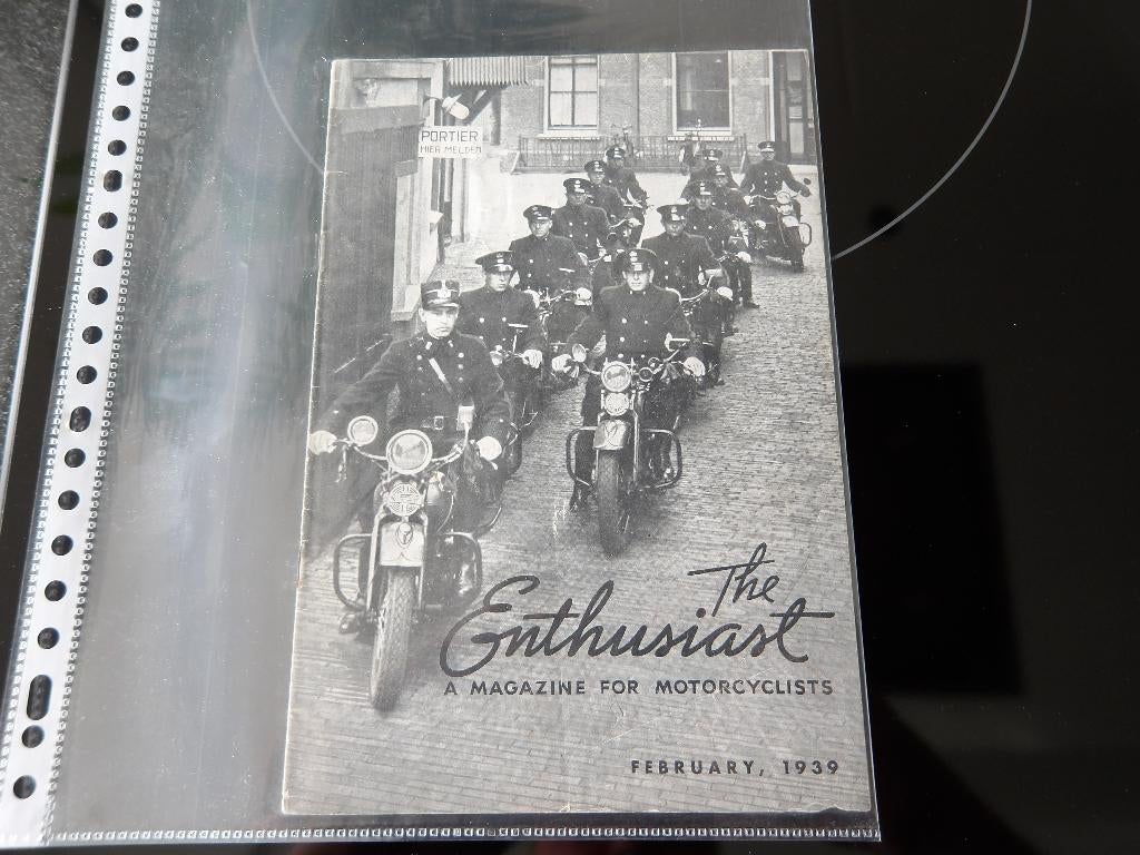 Harley Davidson The Enthusiast Feb 1939, Motoren, Verzenden, Harley-Davidson of Buell