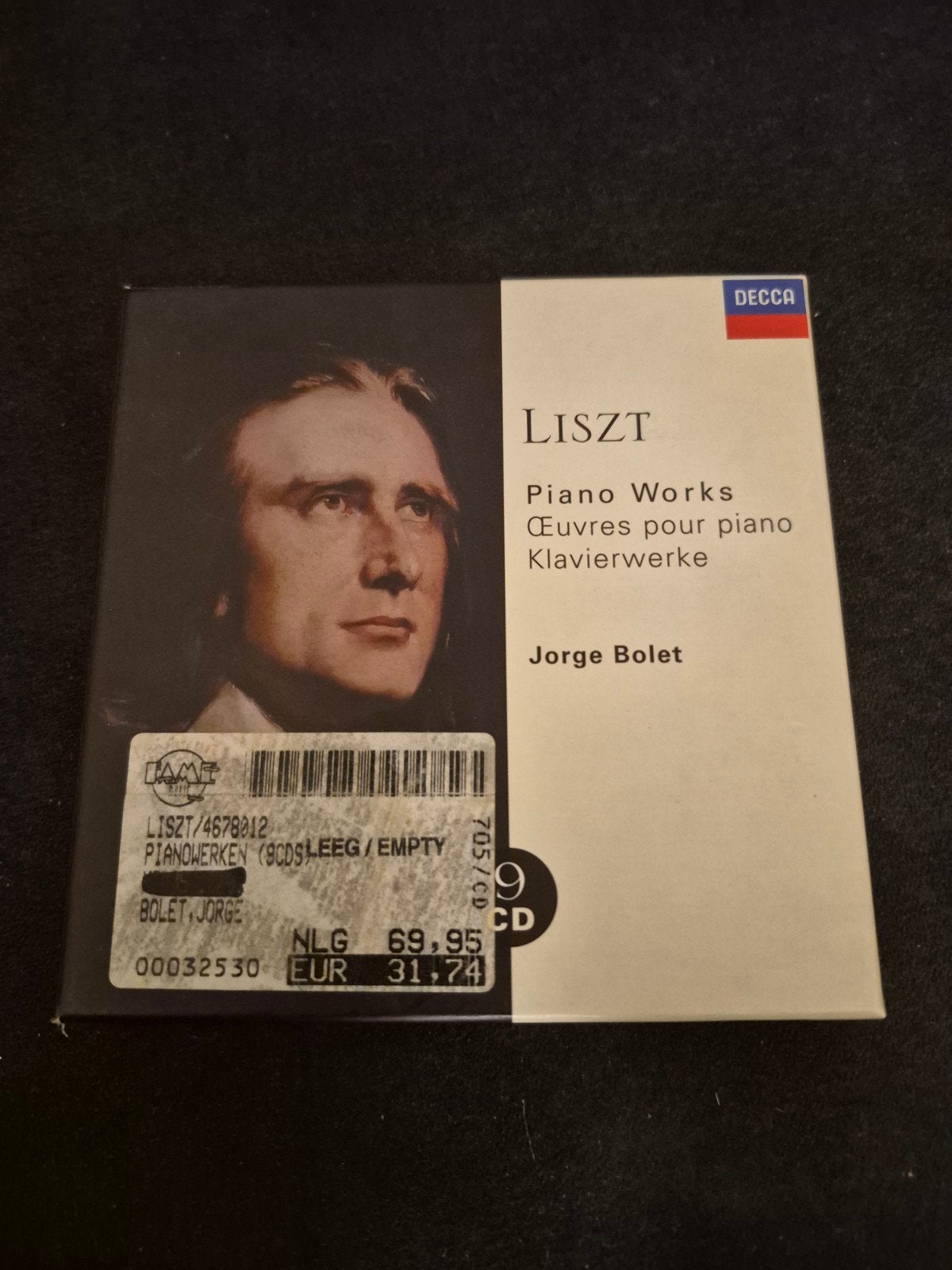 Liszt Piano Works - Jorge Bolet (9 CD Boxset), Boxset, Ophalen of Verzenden, Zo goed als nieuw, Romantiek
