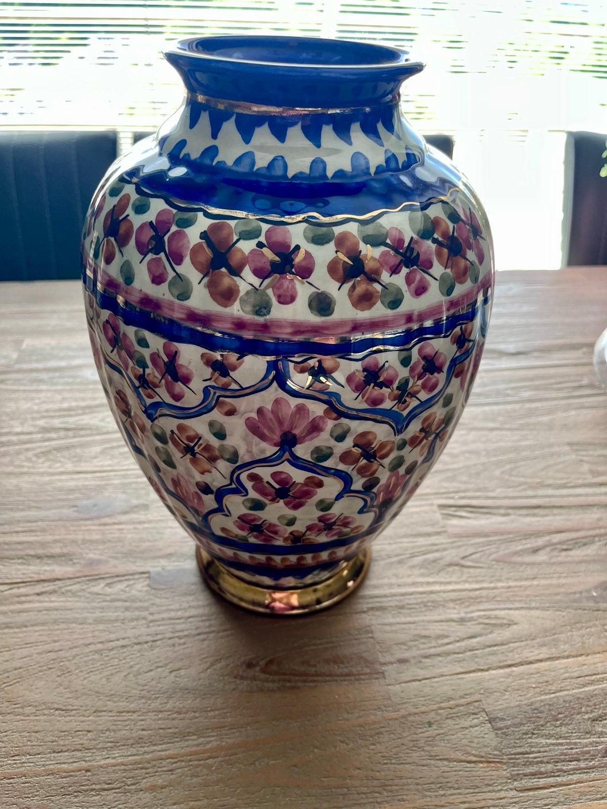 Majolica Holland Handgeschilderde Vaas jaren 60, Ophalen